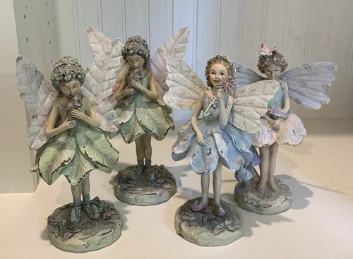 Winged fairy figurines set - fairy,