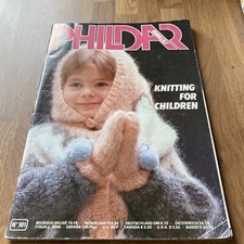 Phildar Knitting Pattern Book  Knitting For Children Vintage 80s - 35 Designs