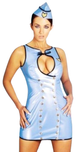 Ladies sexy wet look piece - ladies, 3