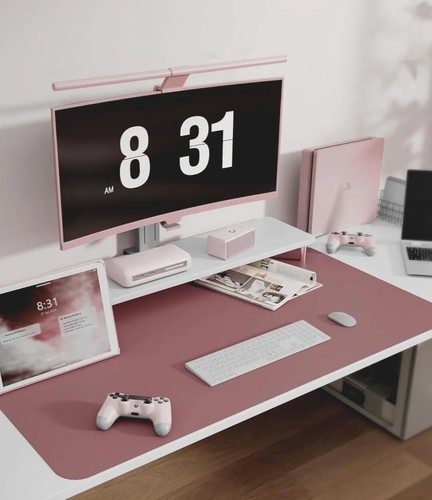 Office desk mat - desk, mat,leather