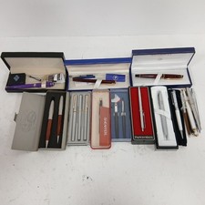 Waterman Scheaffer Cross Papermate Fountain & Ballpoint Pen Job Lot RMF30-MS