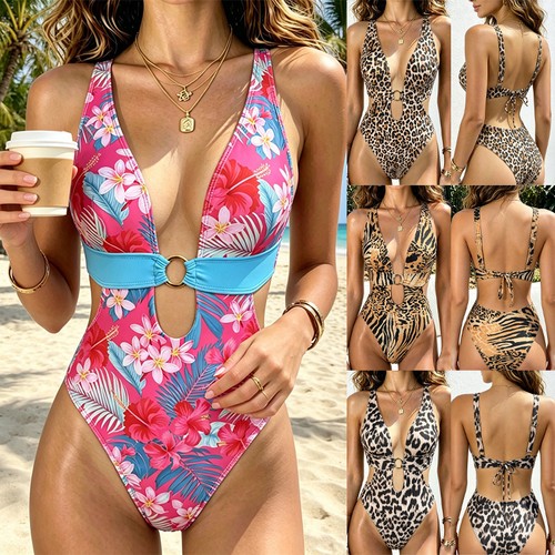 Ladies bikini monokini cut out - bikini,