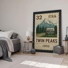 Twin Peaks Movie Retro Stamp