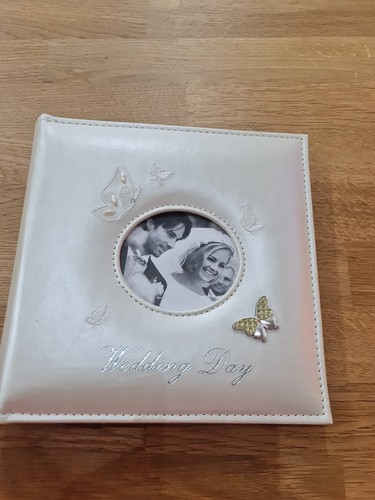 Wedding day album white - album,