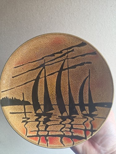 Poole pottery aegean plaque - aegean,