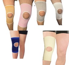 Knee Open Elasticated Support  Arthritis Tendinitis Compression Bandage Brace