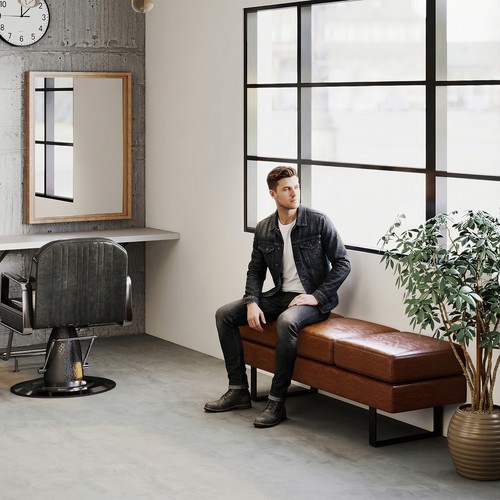 Seat brown waiting room - pu,