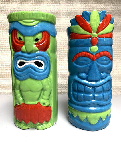 Hawaiian tiki totem - totem, statue