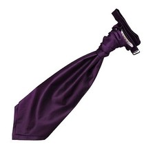 Mens Pre-Tied Ruche Cravat