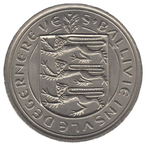 1968 guernsey ten pence - pence, coin