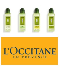 L'occitane Verbena Conditioner, Shampoo, Shower Gel & Body Lotion Set 4 x 75ml