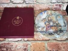 nspcc christmas plates Royal Worcester china boxed with certificates