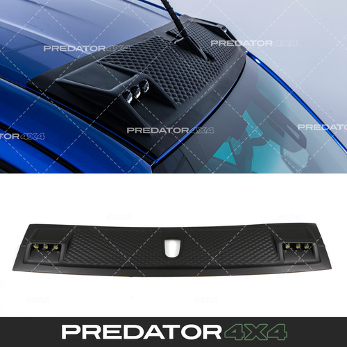 Matte black roof light bar - black,
