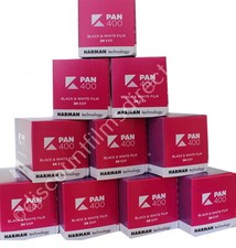 10 x Kentmere Pan (BY ILFORD) 400 35mm 24exp B&W CAMERA FILM - POST FREE
