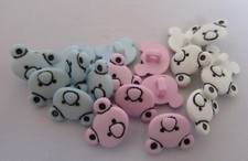 14MM Teddy Bear Head Buttons