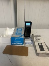 Sony Watchman FD-9B Portable TV in Original Packaging Working