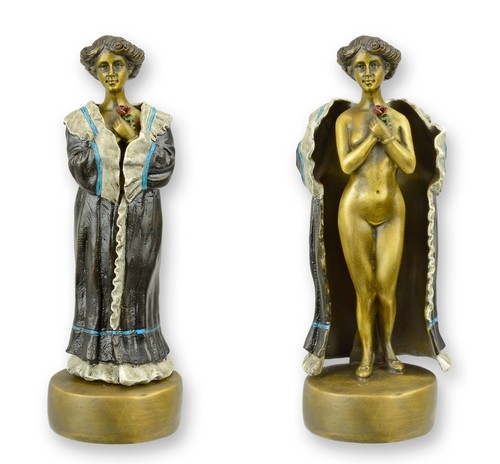 Erotic bronze sculpture - an,