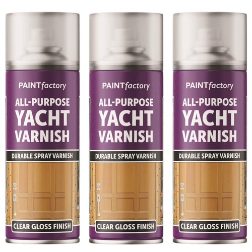 Clear yacht varnish aerosol - clear,