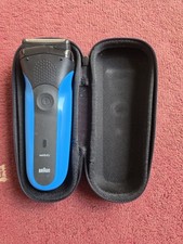 Braun Series 3 5409 Men Electric Shaver Blue Black Cordless Wet/Dry (NO CHARGER)