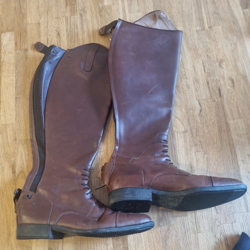 Gents riding leather long - riding,