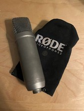 Rode NT1-A condenser microphone large-diaphragm studio XLR mic silver MIC ONLY
