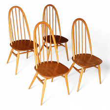 Vintage Ercol Blonde Quaker Dining Chairs