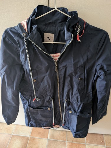Size raincoat navy blue - 8,