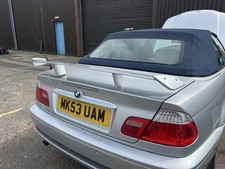 BMW E46 Clubsport Rear Spoiler Titan Silver 354