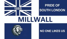 Millwall Fc Flag 5ft by 3ft -