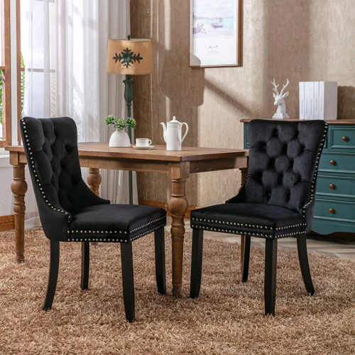 Dining chairs with - dining, button