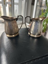 Silver played jugs - silver,