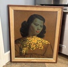 Vintage 1960s Green Lady