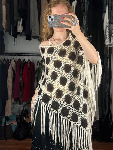 Vintage qed mohair fringed - qed, 50%
