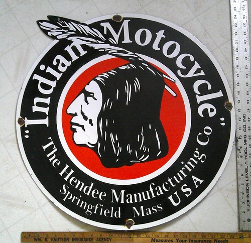 Indian sign vintage - , porcelain