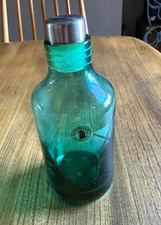 Green hand blown glass - hand,