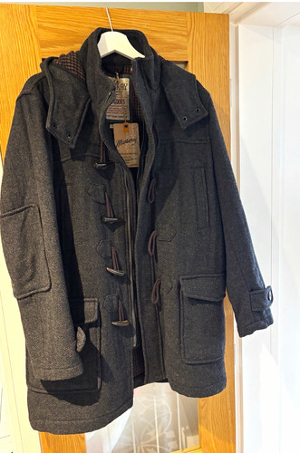 Mantaray grey wool duffle coat - duffle,