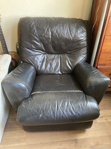 Lazy boy leather - lazy, recliner