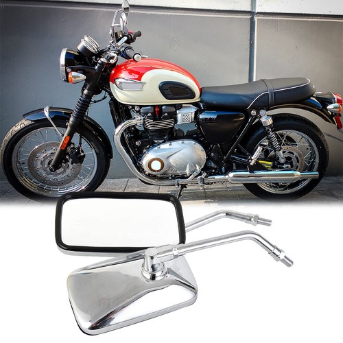 Silver rectangle rearview - silver,