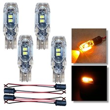 4x Yellow Strobe LED Bulbs +