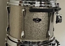 Tama Superstar EFX Vintage Nickel Sparkle 13" rack tom with starcast mount