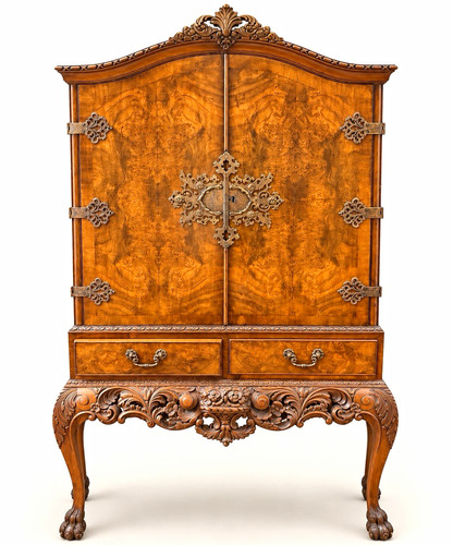 Vintage burr walnut - vintage, cocktail