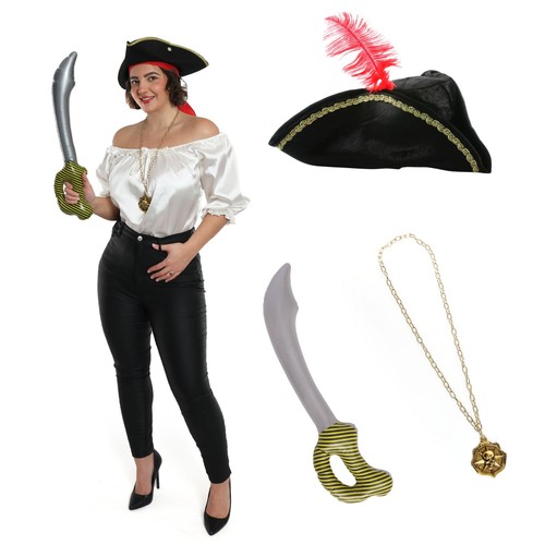 Women pirate costume blouse - women's,