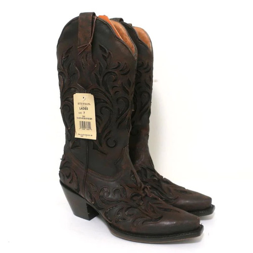 Stetson cowboy boots brown - cowboy,