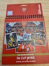 Arsenal 2021 Official Desktop Calendar