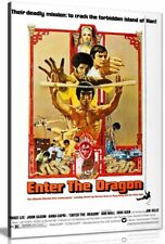 Bruce Lee Pictures Enter The Dragon Poster Canvas Wall Art Picture Print