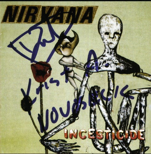 Nirvana signed preprint - nirvana, ad