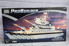 Mega Bloks Pro Builder Collector Series Battleship 9760 - New Sealed 2007