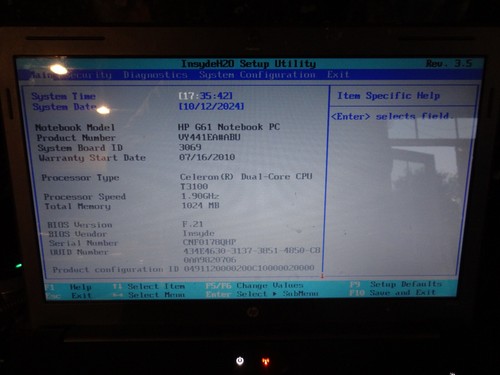 G61 410sa intel - hp,