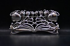 Archibald Knox Designed 'The Planta' Sterling Silver 925 Arts & Crafts Brooch
