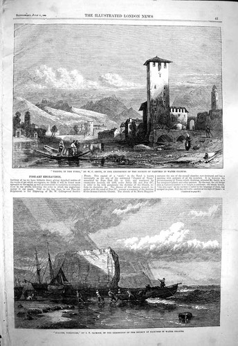 Original old antique print - original,
